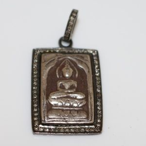 Sterling silver Buddha charm